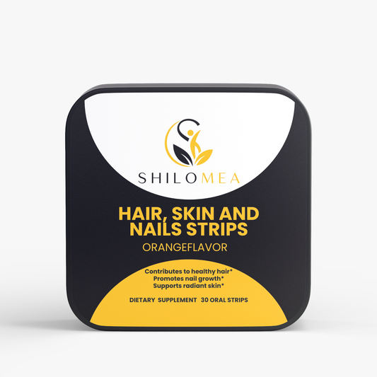 Shilomea Hair, Skin and Nails Strips (Orange Flavor)